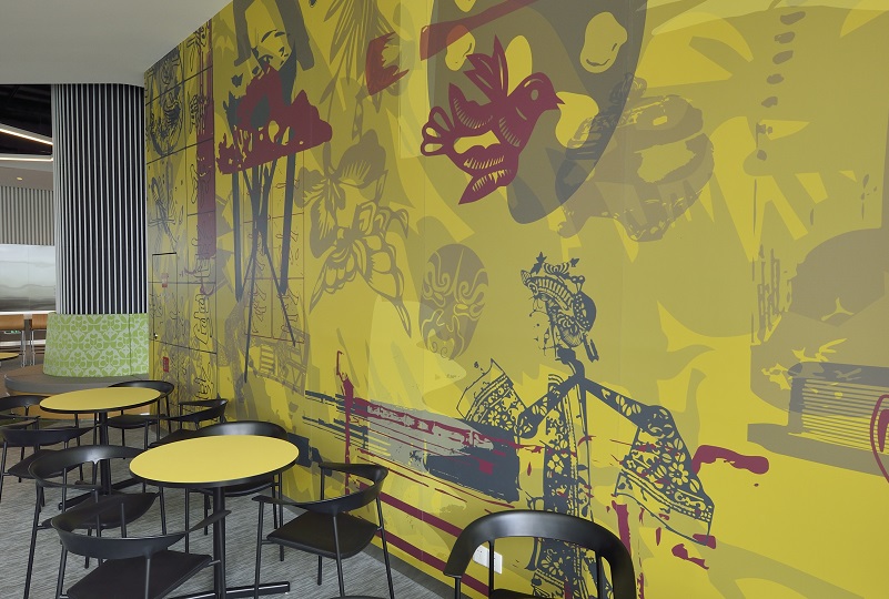 Restaurant Wall